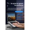 Q100 17inch Gaming Laptop Cooler Fan Led Screen Two USB Port 2600RPM Laptop Cooling Pad Notebook Stand For Laptop Fan Cooler