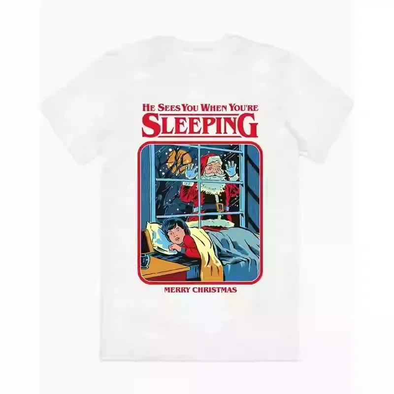 Smells Like Christmas Smells Like Christmas Mens and Womens New Illustrated European and American High Street VintageTShirts