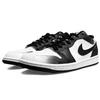 Jordan Air Jordan 1 Slip Resistant Low top Vintage Basketball Shoes Men's Black White 553558-132(Team369-)