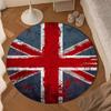 British Flag Artwork Round Mat Home Decor, Chair Rug For livingroom,Bedroom, Doormat Home Decor Birthday Gift Christmas Gifts