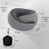 Travel pillow, travel neck pillow, airplane travel pillow, memory foam travel neck pillow, suitable for airplanes, offices and c