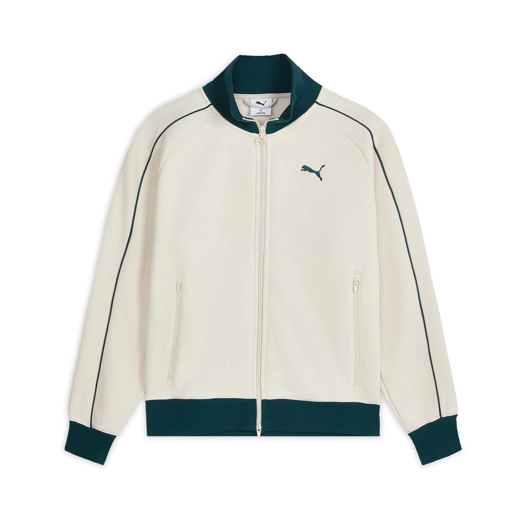 Puma Track Fleece Color Block Stand Collar Knitted Zip Long Sleeve Jacket Unisex Jackets 640609-87
