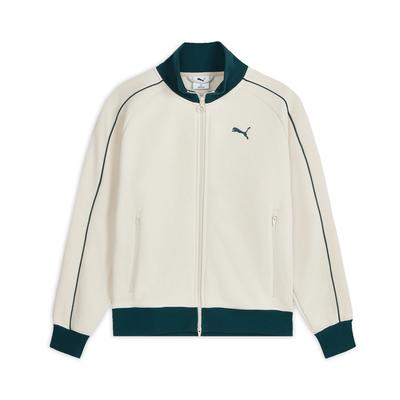 Puma Track Fleece Farbblock Stehkragen Gestrickte Reißverschluss Langarmjacke Unisex Jacken 640609-87
