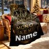 Custom Name Personalized AEK Athens FC Print Blanket, Home Decor, Bedroom, Sofa, Camping, Couch, Gifts for Birthday Christmas