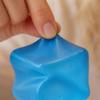 Creative Ice Cube Squeeze Toy Transparent TPR Slow-Rising Fidget for Stress Relief Realistic Portable Decompression Gadget for Kids Adults Novelty