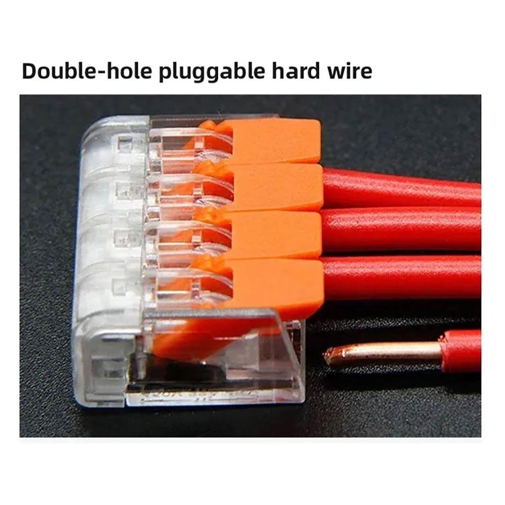 10Pcs AWG24-12 Quick Terminal Block 2/3/4/5 Pins Wire Connector Terminals