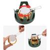 Portable Aluminum Alloy Alcohol Stove with Lid Outdoor Camping Picnics Stove