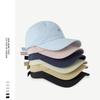 Cute Kitten Embroidered Baseball Cap Women's Thin Wide Brim Showing Face Small Hat Peaked Cap Summer Soft Top Versatile Tide
