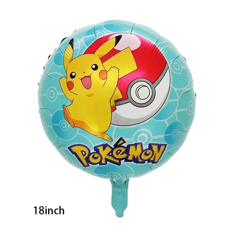 

Pokemones 3D Aluminum Film Balloon for Children s Birthday Party Pikachu Squirtle Cartoon Balloon Kids Baby Shower Gift Pokemon