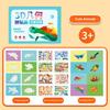 3D Children's Stickers DIY Handmade Sticker Toys Gifts Geometric Collage Sticker Book