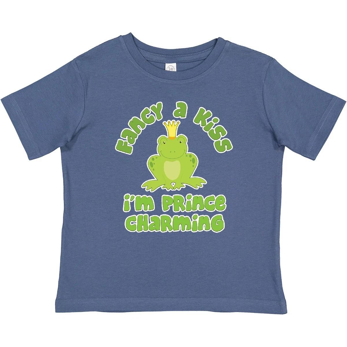 Inktastic Fancy A Kiss I m Prince Charming Baby T-Shirt Frog Infant Tees Shower 120
