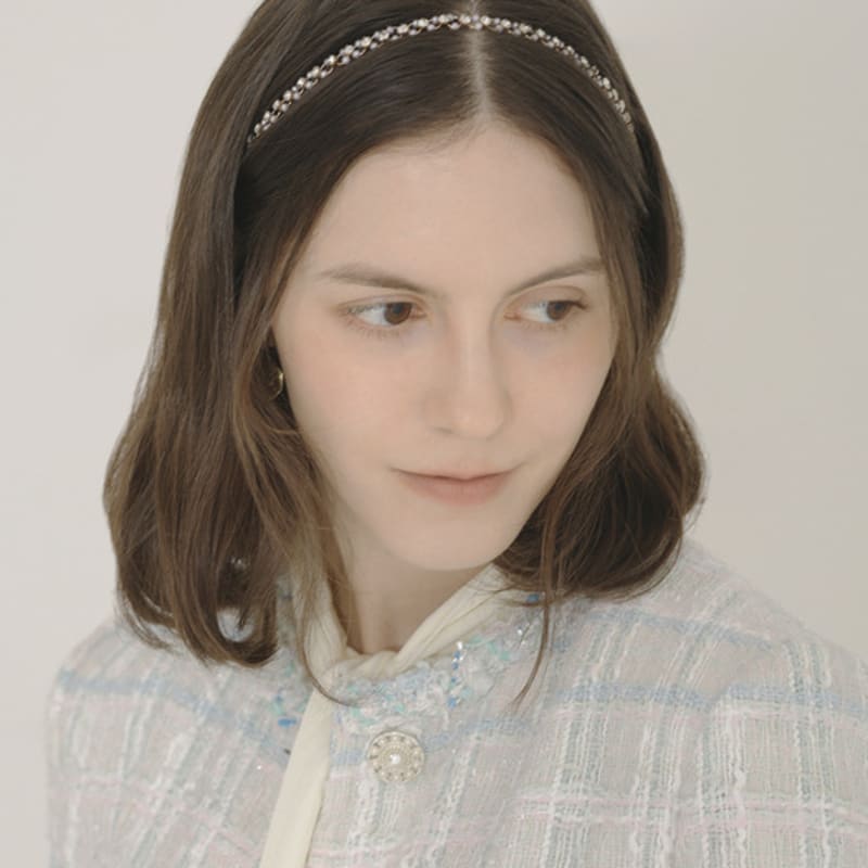 iCE GARDEN Pearl Detail Hair Band