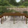 VidaXL Table de jardin marron miel 203,5x100x76 cm bois massif de pin 823986