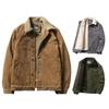 Men's Fleece-Lined Corduroy Cotton-Padded Jacket 