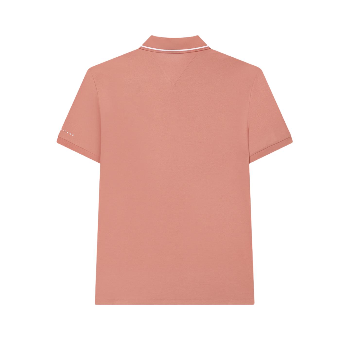 

New FILA MODERN HERITAGE Polo Shirt Men s Light Orange Pink F11M421115FPK