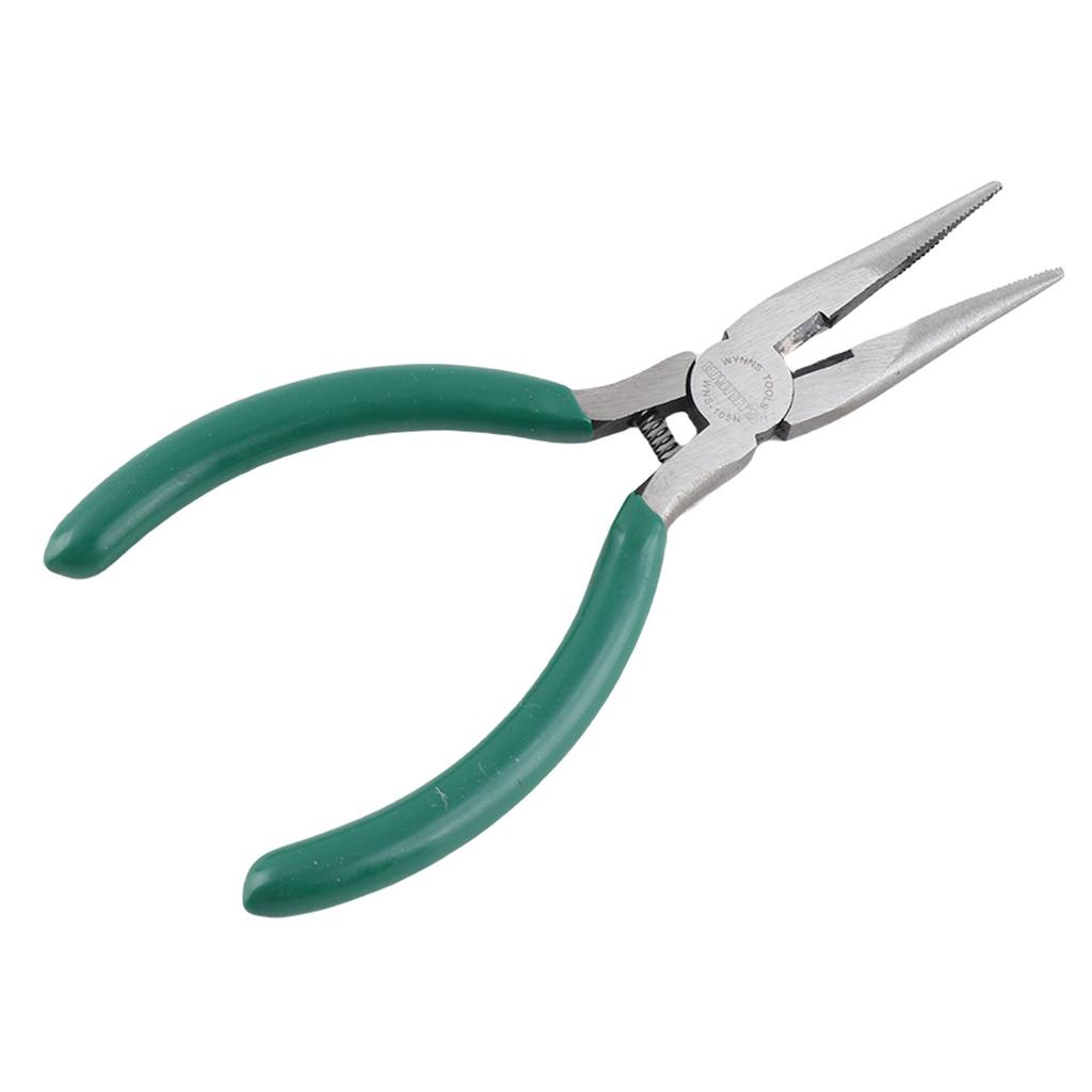 5 Inch Needle Nose Pliers Rustproof High Carbon Steel Pliers with Skid Proof Ergonomic Rubber Handle for Jewelry Making