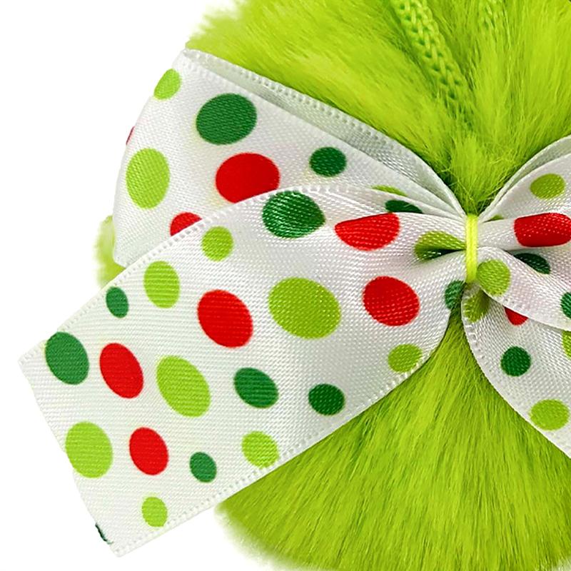 1PC/6PC Bowknot Pom Pom Party Decor Hanging Pendants Gift Faux Fur Soft Hanging Decorations Home Multiple Options Available