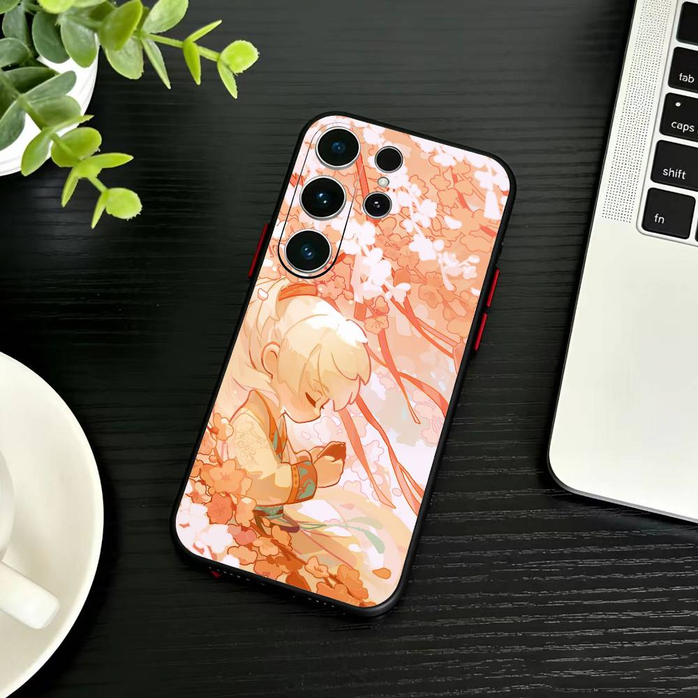 

K-Love And Deepspace Phone Case For Samsung S26,S25,S24,S23,S22,S21,S20,Ultra,Plus,FE Black Soft Cover Samsung S26ULTRA