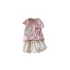 MS.PUALA Baby Girl Summer Round Neck T-Shirt & Shorts Set