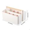 Cosmetic Storage Box Desktop Organizer Stationery TV Remote Holder for Home