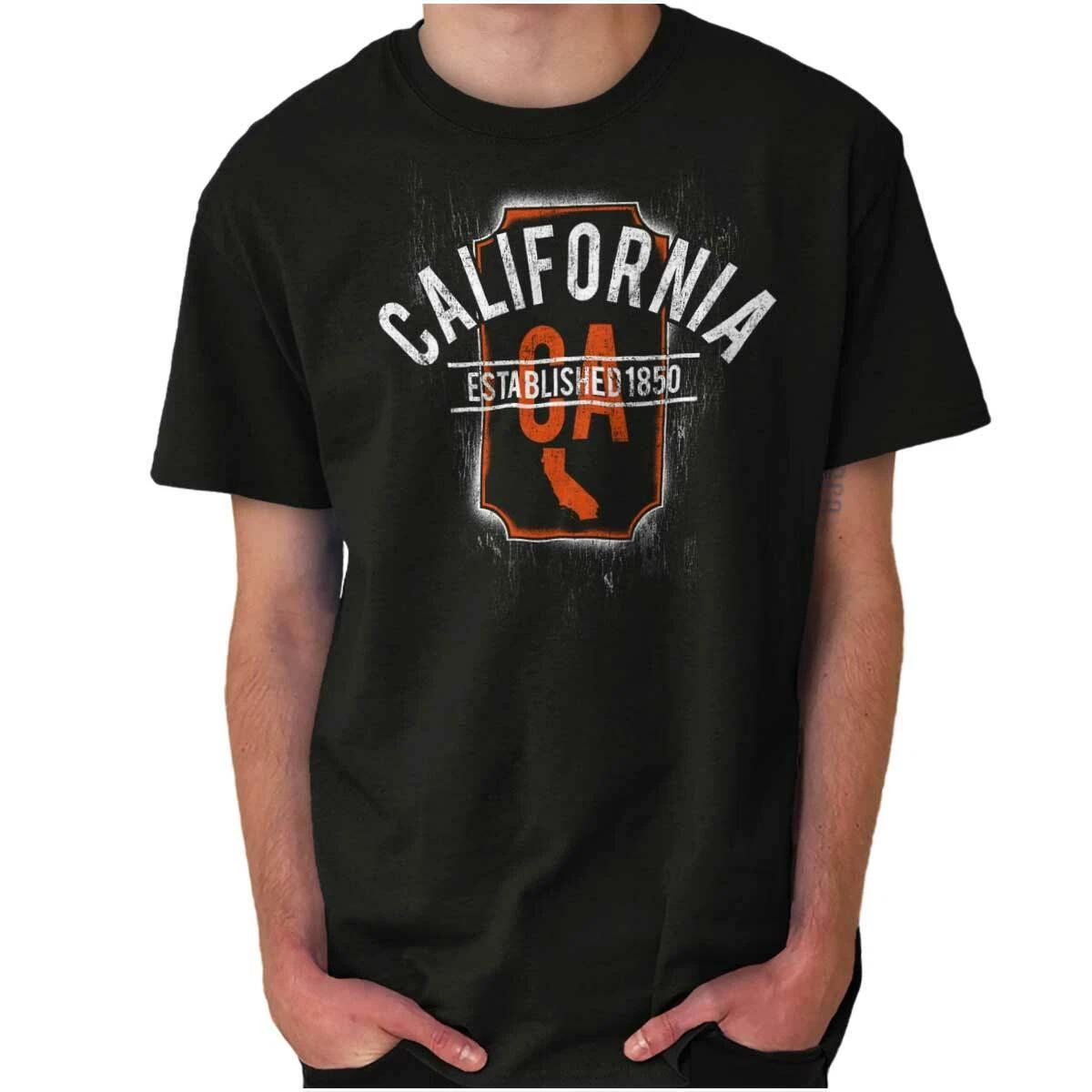 Vintage California Classic Souvenir Gift CA Womens or Mens Crewneck T Shirt Tee XXL