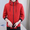 Coat Men's Spring and Autumn Men's Jacket Korean Version Trendy Casual Sports Handsome Autumn Hooded Coat Men