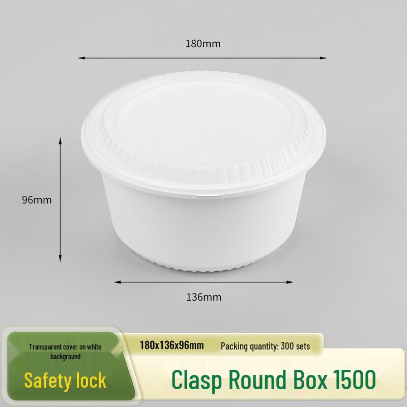 Disposable Food Containers with Locking Lids
