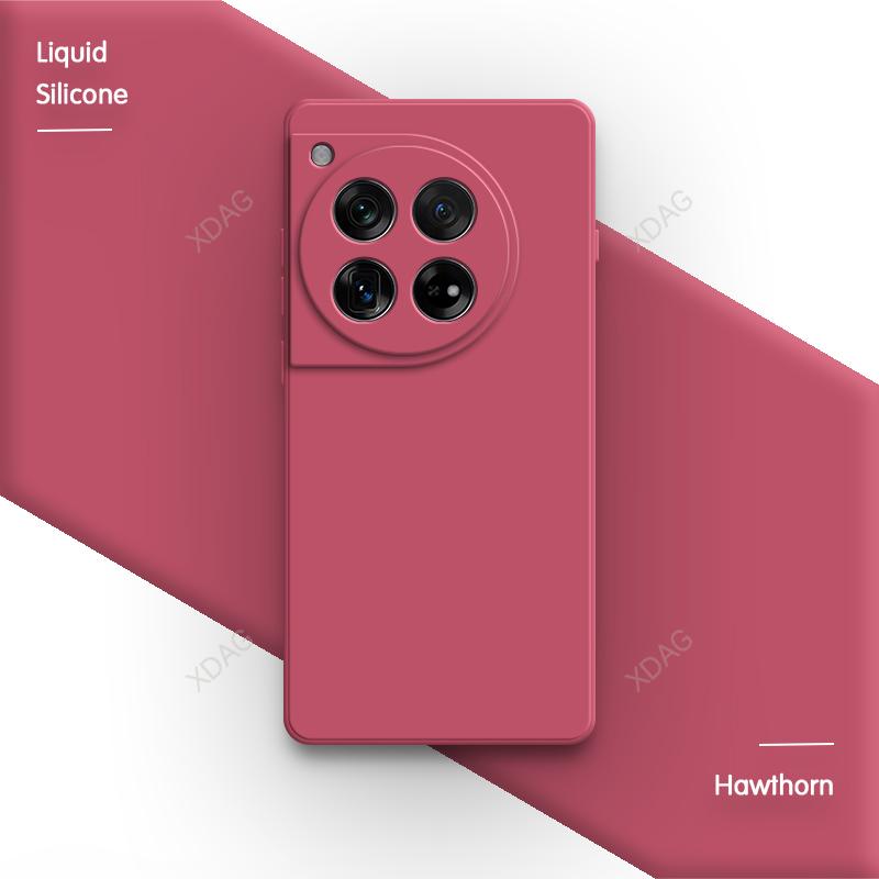 Αρχική Μαλακή Θήκη Κινητού για OnePlus 12 12R 5G Funda Τετράγωνη Αντικραδασμική Υγρή Σιλικόνη Προστασία Κάμερας Υψηλής Ποιότητας Πίσω Κάλυμμα