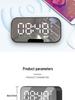 Custom Wireless Bluetooth Speaker Alarm Clock with Mini Card Slot