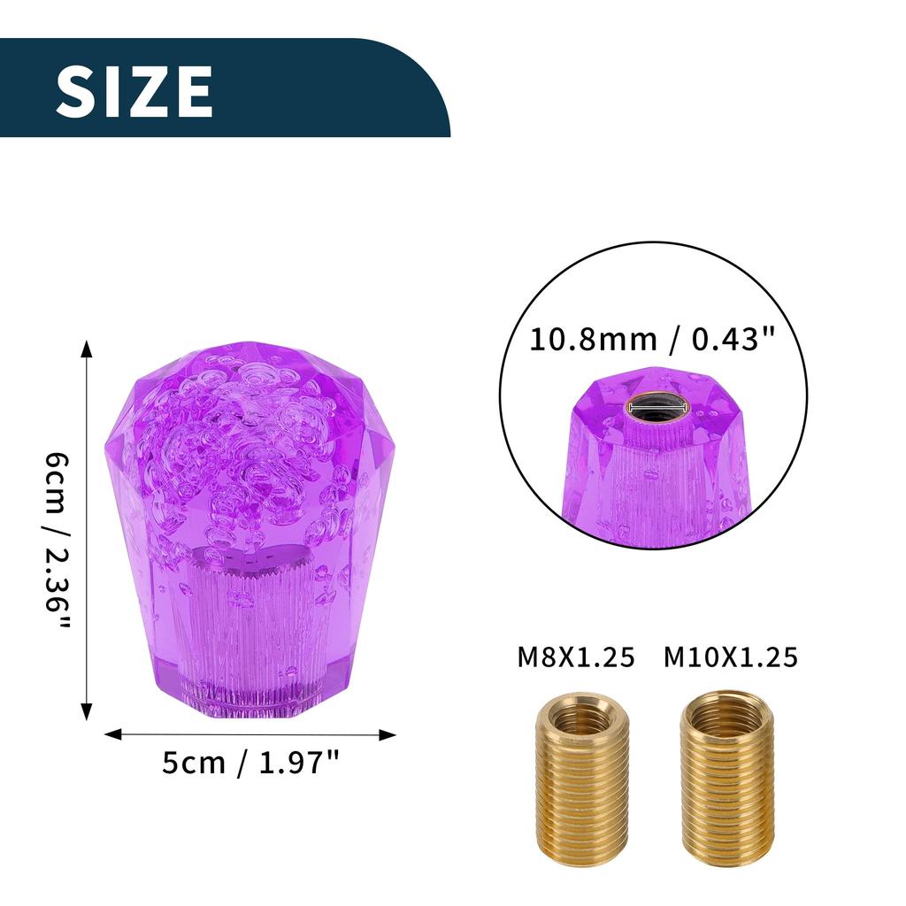 TUCKBOLD Autoschaltknäufe 6cm | Universeller Auto- und Manueller Auto-Frontschaltknauf