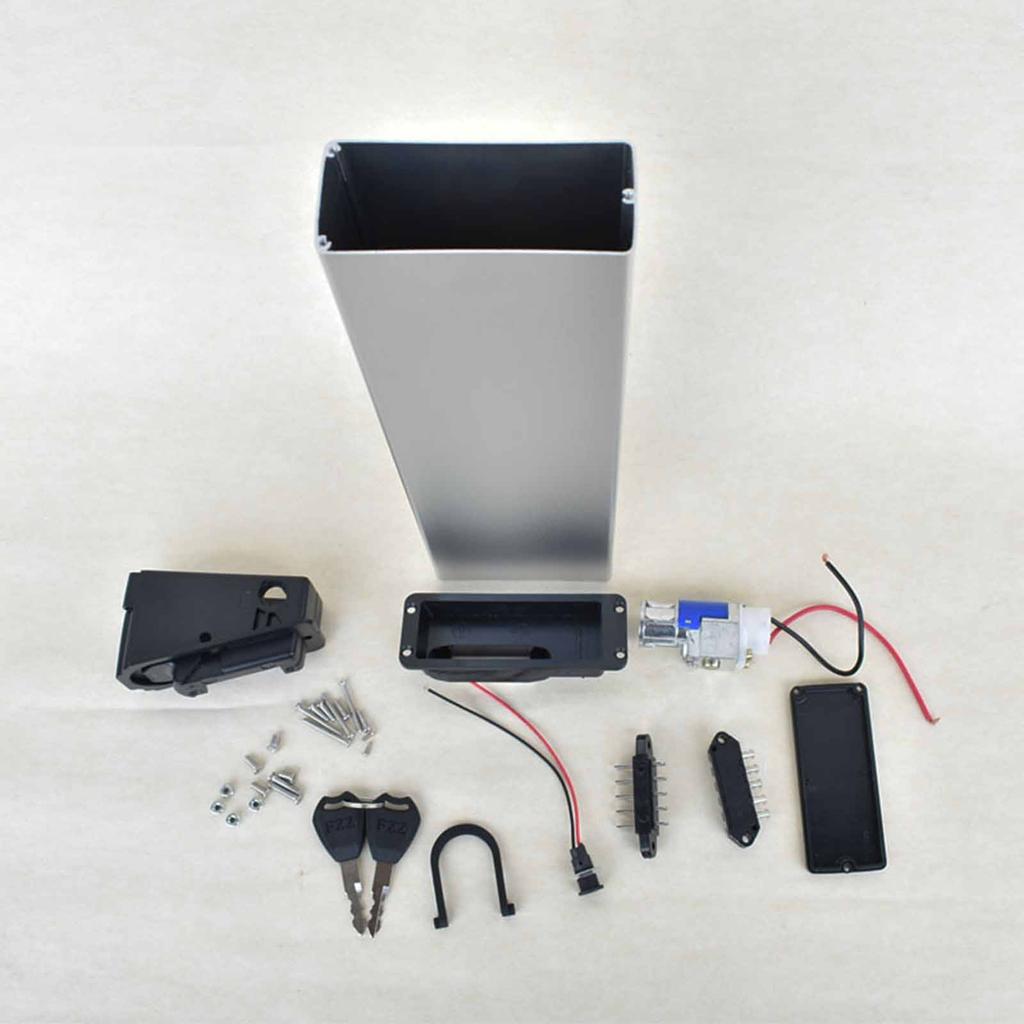 Pudełko na baterię do roweru górskiego Pojemnik ze stopu aluminium do jazdy na rowerze na zewnątrz Wodoodporny uchwyt ochronny na akcesoria do napraw