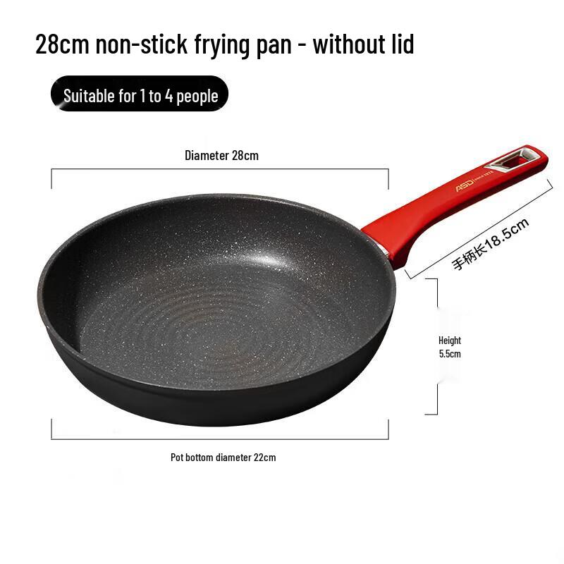 Антипригарная сковорода ASD с маifanским камнем