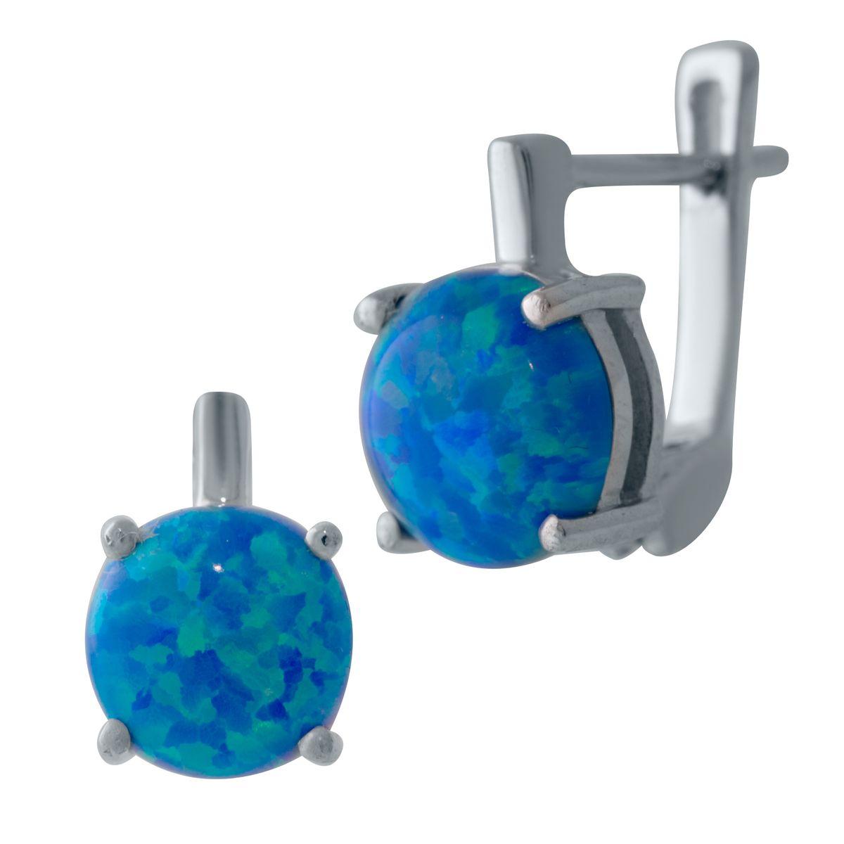 

Срібні сережки з опалом 2.25ct (2028710)