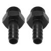1Pair Hose Barb Fitting Connector AN6‑5 16 Inch Aluminum Hose Barb Fittings Adapter for Pipe Connections Delivery System