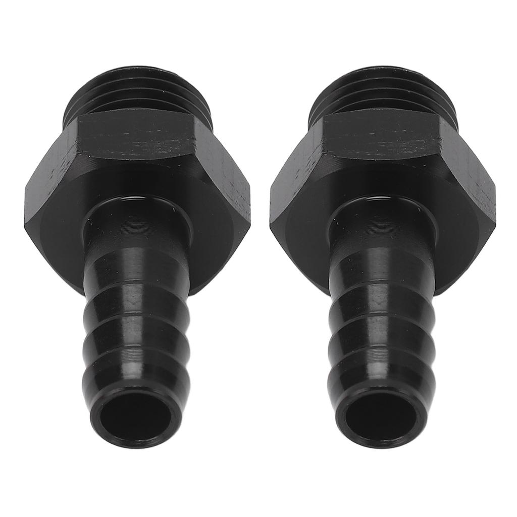 1Pair Hose Barb Fitting Connector AN6‑5 16 Inch Aluminum Hose Barb Fittings Adapter for Pipe Connections Delivery System