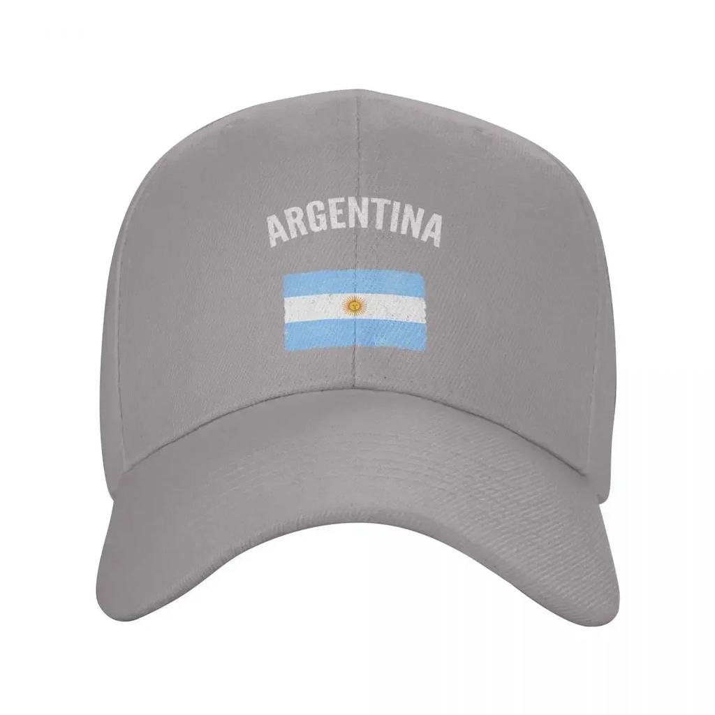 Vintage Argentina Argentinian Flag Baseball Cap Beach Bag fun hats Unisexs Luxury Womens