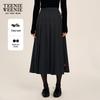 Bear Preppy Embroidered Pleated Skirt