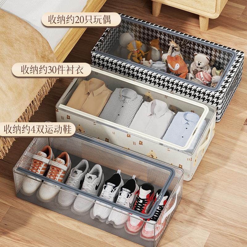 Faltbare Aufbewahrungsschuhbox Haushaltliche kostenlose Installation Schuhaufbewahrungsbox Transparente Schuh- und Schuhaufbewahrungsbox mit Deckel Staubdichte Schuhbox