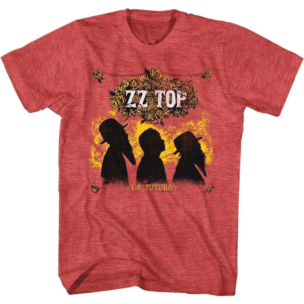 ZZ Top La Futura Мужская футболка Обложка альбома Футболка рок-группы Концертный мерч 4XL