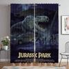 Jurský park Domácí interiérové závěsy pro kameru Tyl pro ložnici Stínidla Dělící protihmyzové závěsy 2 kusy Závěs Pokoj