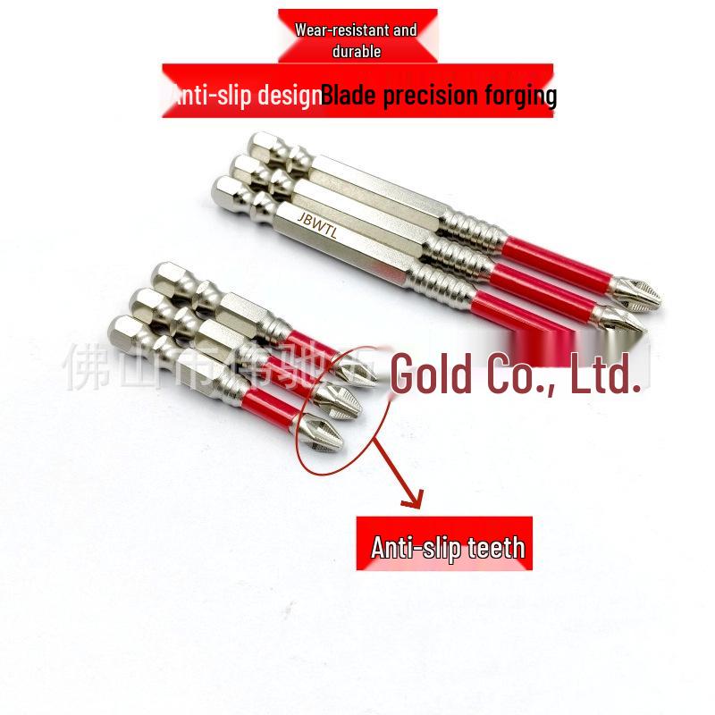 Shockproof Anti-slip Magnetic Phillips Screwdriver Bits Set - Strong, Super Hard S2 for Electric Screwdrivers, Hand Drills, and Air Wrenches