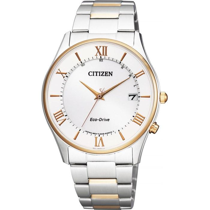 [CITIZEN] Watch CITIZEN COLLECTION AS1062-59A Men s Business Silver/Gold Solar Radio Watch