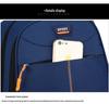 Korean Style Letter Print Casual Backpack - Unisex Water-Resistant Schoolbag & Laptop Bag