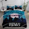 Gintama Anime Beding Set Printed Bed Set With Pilowcase Bed Soft Duvet Cover Soft Single Double Quen Super King-Sized Dimensionsd Dimensions Bed Linen