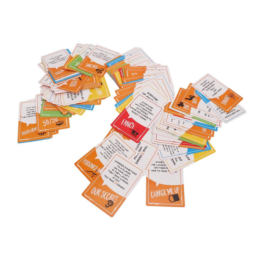 Drink Card Party Game Fun Cards Drinking Games for Adults with 125 Cards 1 Instruction Card All in