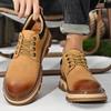 Fashion Sneakers Men Shoes Genuine Leather Casual Shoes Cow Leather Shoes