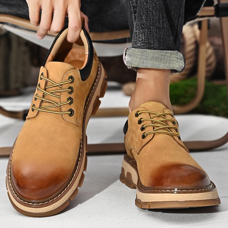 Fashion Sneakers Men Shoes Genuine Leather Casual Shoes Cow Leather Shoes