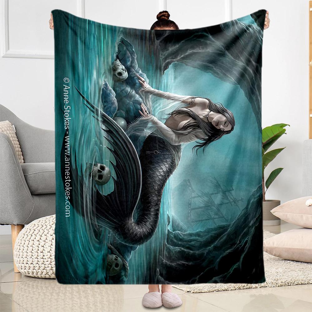 Gothic Style Blanket Durable Comfort Great for Couch Office Chair Picnics Four Seasons Multipurpose Modern Ideal Gift for Friends Family Couples Picni