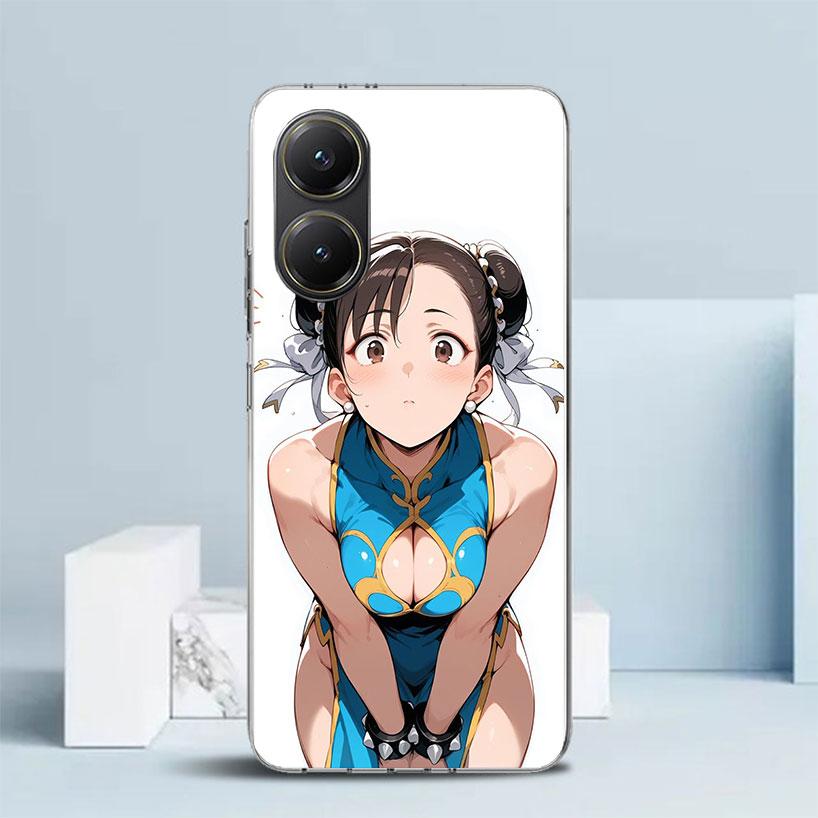 ChunLi S-Street F-FighterS Soft Cover for Xiaomi Poco F7 Ultra X7 X6 X5 Pro M7 Phone Case Redmi 15 15C 13 13C 12 12C 10 10C Prin