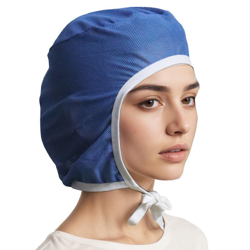 Anti-Hair Loss Food Processing Cap Workshop Staff Breathable Design Lightweight for Factory Restaurant Kitchen Work Use
